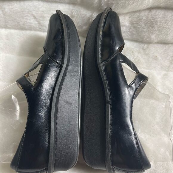 Alegria Day 011 black patent leather Mary Jane shoes with Velcro strap S… - Picture 5 of 13